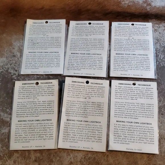 Lasting Impressions Metal Embossing Templates - Picture 3 of 3